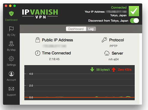 ipvanish vpn username and password